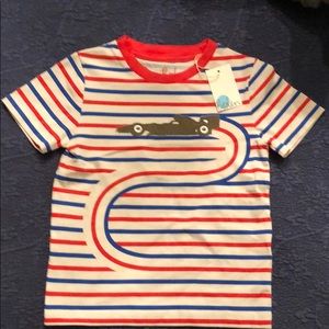 Mini Boden race car shirt, size 4